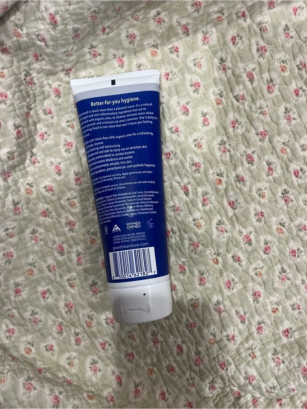 Men’s Care Refreshing Cedarwood Intimate Body Wash - Blue